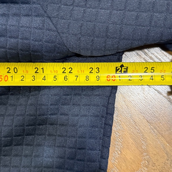 Navy Blue Textured Hoodie 2X - Picture 4 of 6